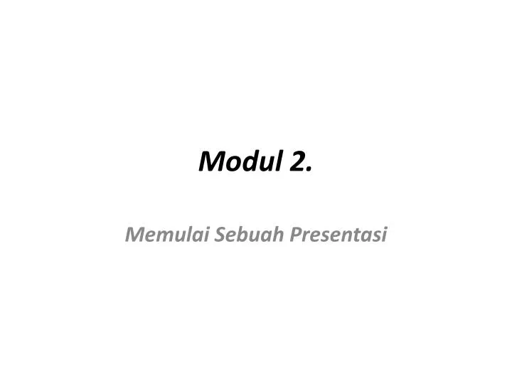 modul 2