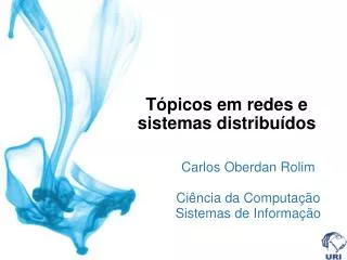 t picos em redes e sistemas distribu dos