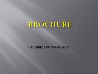 brochure