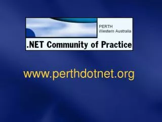 perthdotnet