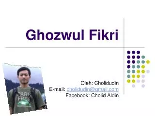 ghozwul fikri