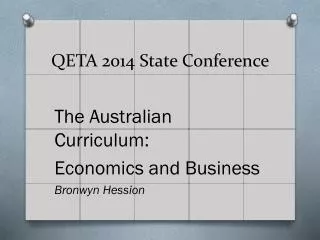 QETA 2014 State Conference