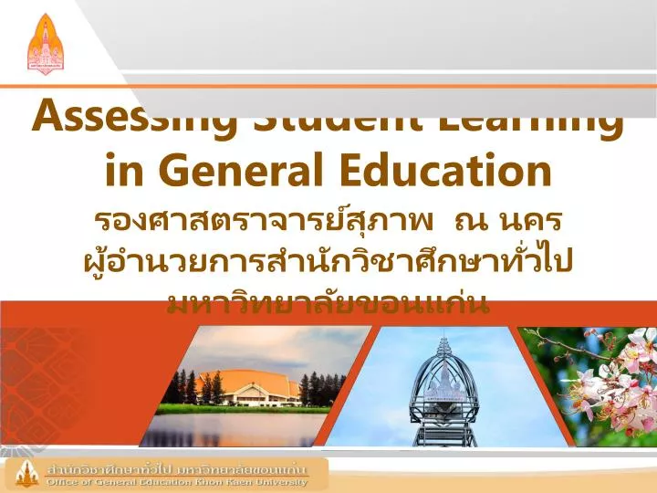 assessing student learning in general education