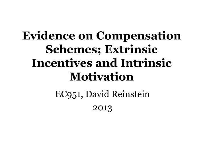 ec951 david reinstein 2013