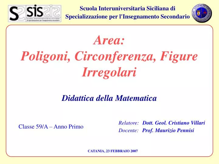 scuola interuniversitaria siciliana di specializzazione per l insegnamento secondario
