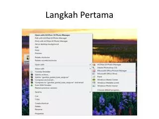 langkah pertama