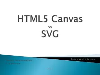 html5 canvas vs svg