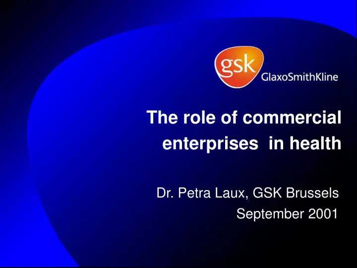 the role of commercial enterprises in health