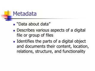 metadata