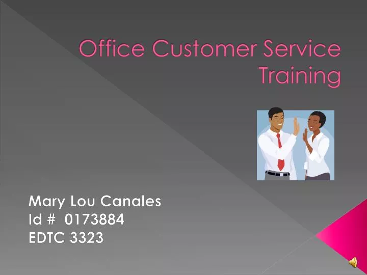 office customer service training
