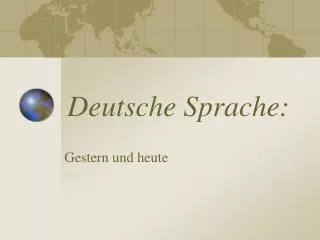 deutsche sprache