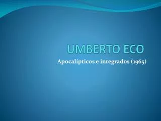 umberto eco