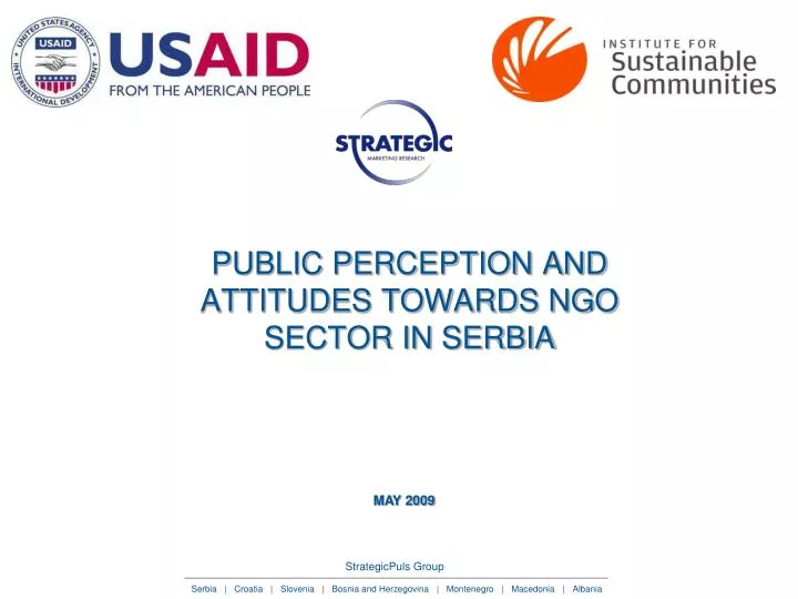 public perception and attitudes towards ngo sector in serbia