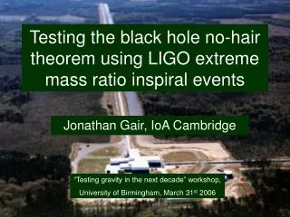 Testing the black hole no-hair theorem using LIGO extreme mass ratio inspiral events