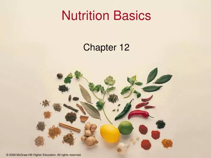 nutrition basics