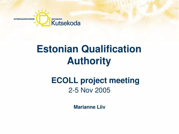 estonian qualification authority