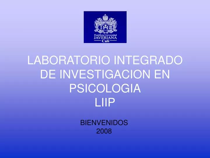 laboratorio integrado de investigacion en psicologia liip