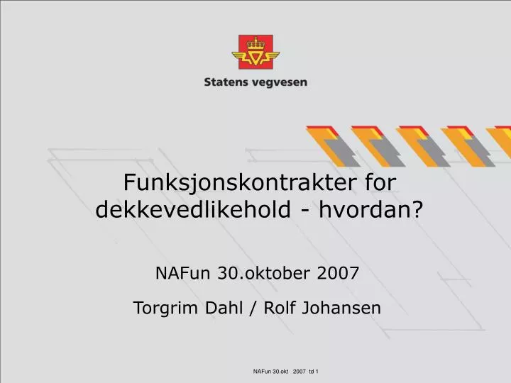 funksjonskontrakter for dekkevedlikehold hvordan