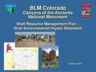 BLM Colorado Canyons of the Ancients National Monument