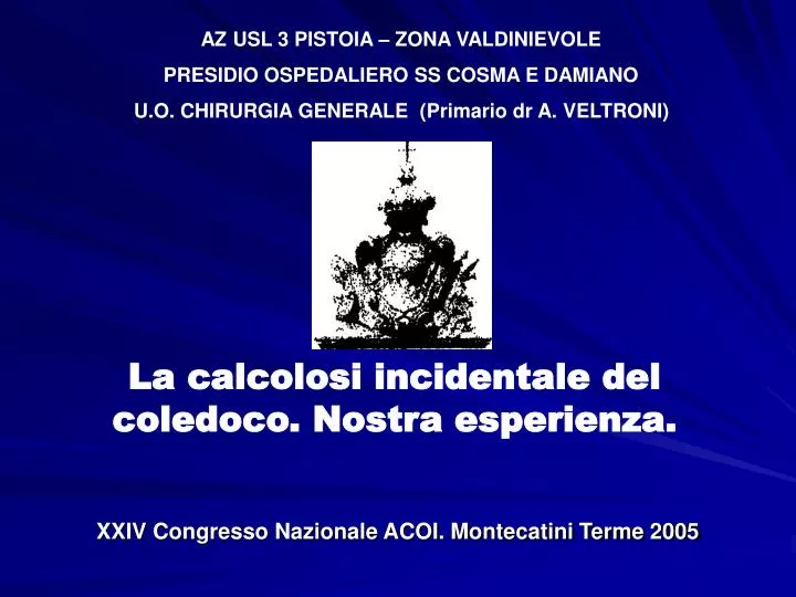xxiv congresso nazionale acoi montecatini terme 2005
