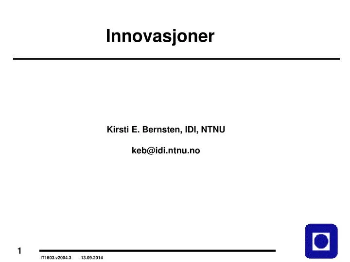 innovasjoner