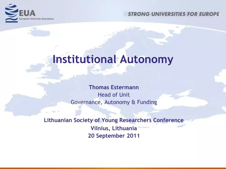 institutional autonomy