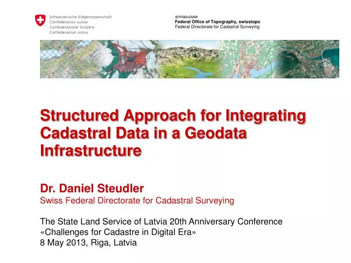 structured approach for integrating cadastral data in a geodata infrastructure