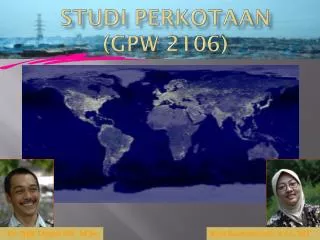 studi perkotaan gpw 2106