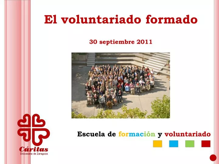 el voluntariado formado 30 septiembre 2011