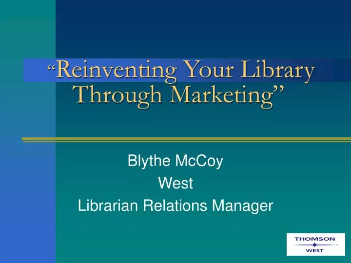 reinventing your library through marketing