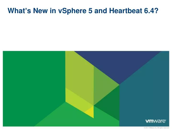 what s new in vsphere 5 and heartbeat 6 4