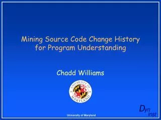 Mining Source Code Change History for Program Understanding