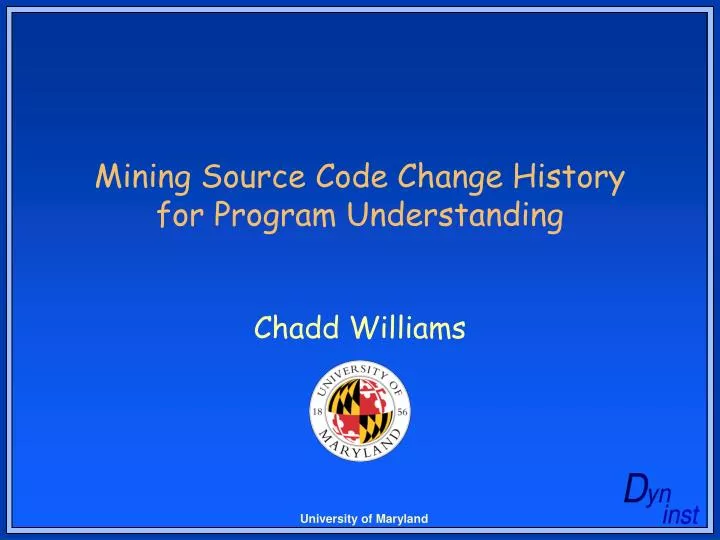mining source code change history for program understanding