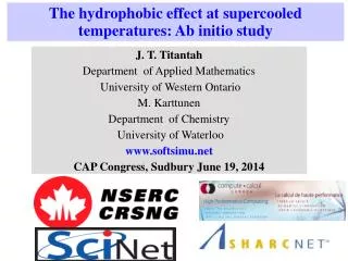 The hydrophobic effect at supercooled temperatures: Ab initio study