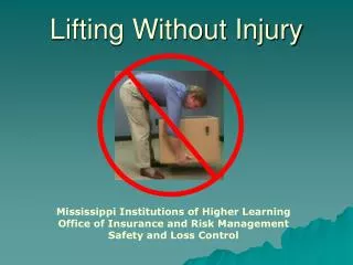 Lifting Without Injury