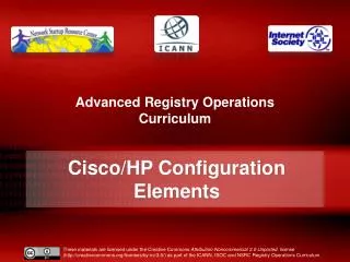 Cisco/HP Configuration Elements