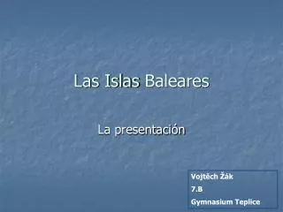 las islas baleares