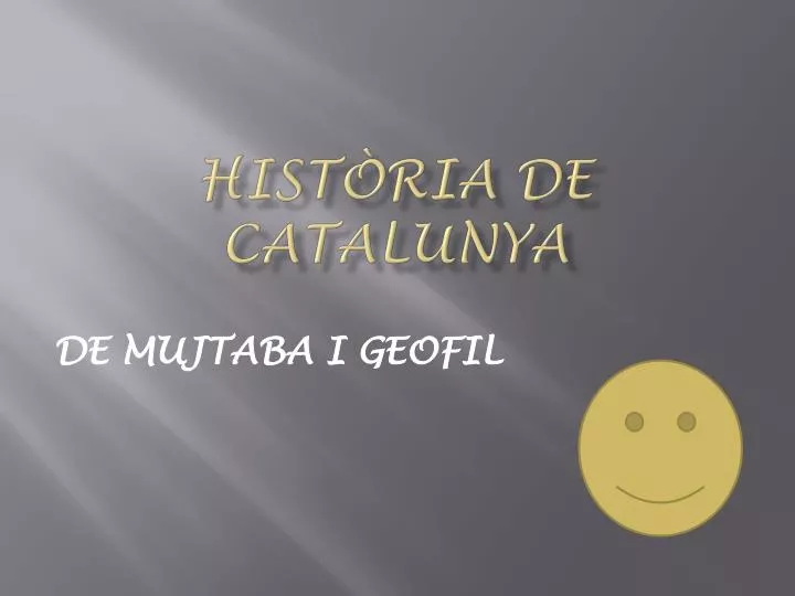 hist ria de catalunya