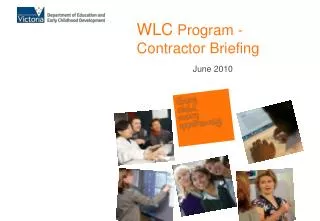 WLC Program - Contractor Briefing