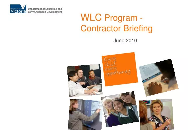 wlc program contractor briefing