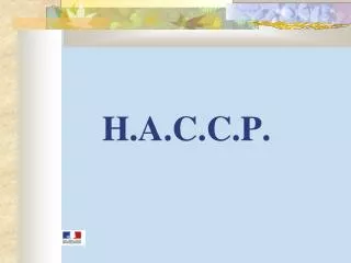 h a c c p