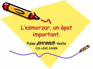 alumnes de 1r col legi janer