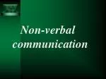 Non-verbal communication - slide 1
