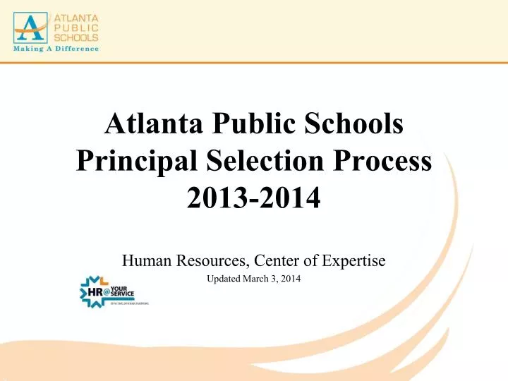 atlanta public schools principal selection process 2013 2014