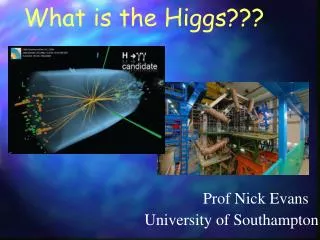 What is the Higgs???