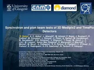 Synchrotron and pion beam tests of 3D Medipix2 and TimePix Detectors