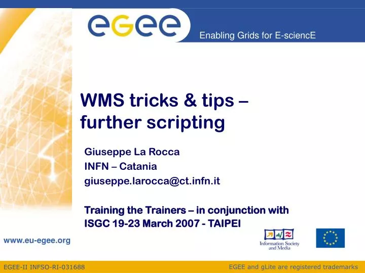 wms tricks tips further scripting