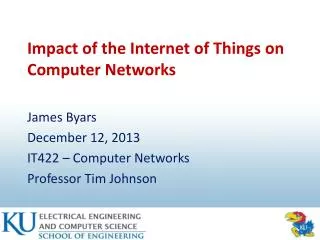 Impact of the Internet of Things on Computer Networks