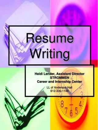 Resume Writing