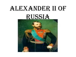 Alexander II of Russia